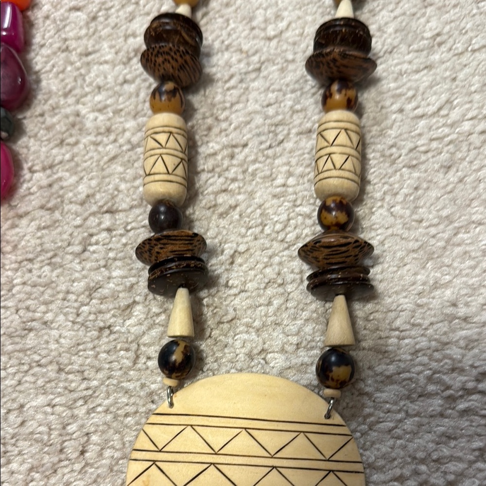 3  Multi-Color Beaded Necklaces - Picture 4 of 10